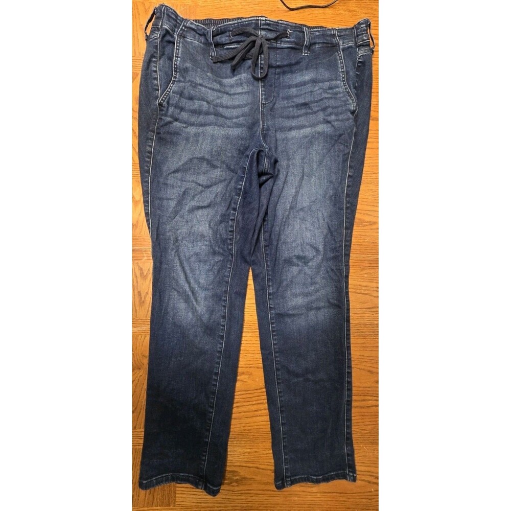 Torrid Pull-On Drawstring Blue Denim Size 1R (14/16)